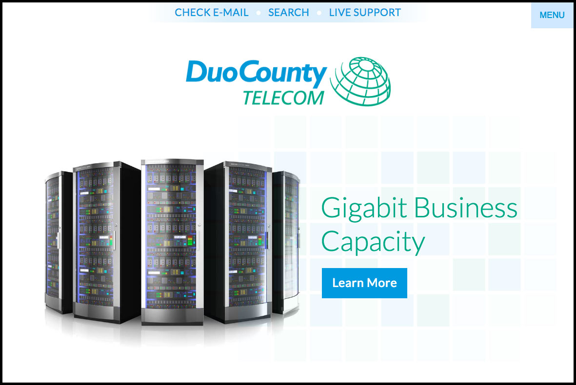 New Duo County Telecom website