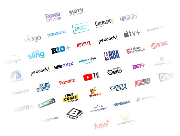 Streaming channel logos