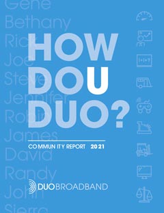 DUO Broadband Annual Report 2021