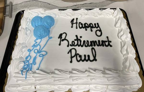 Paul Coffey's retirement cake