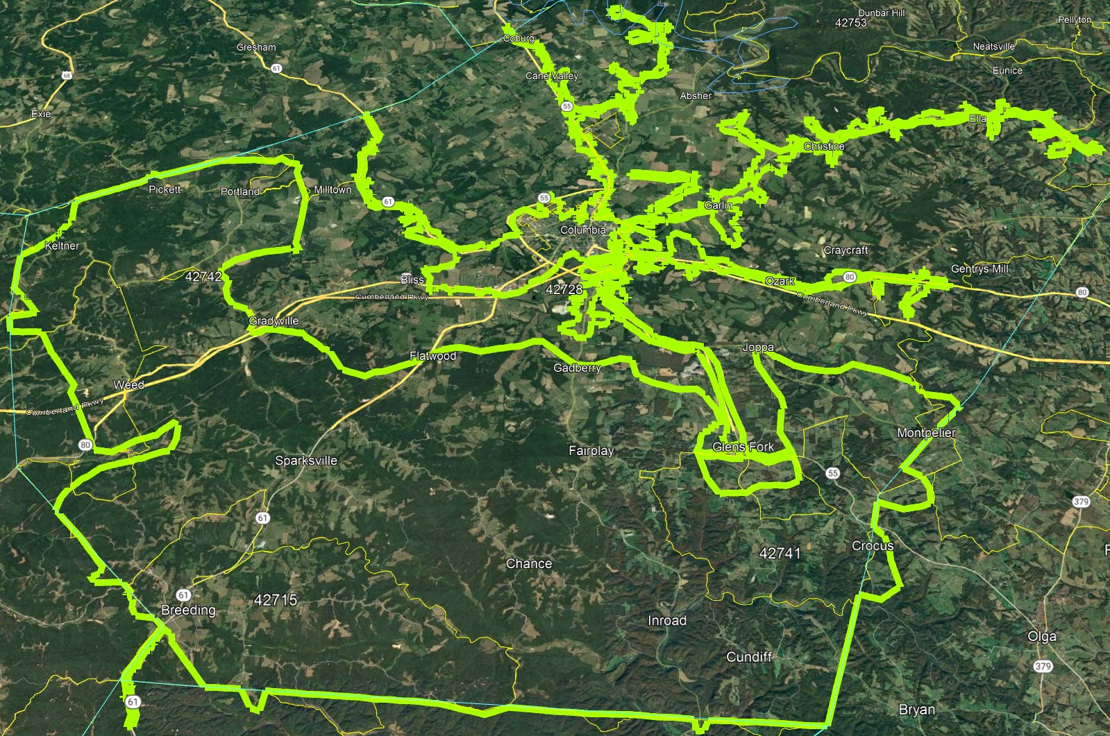 Adair County Fiber Availability