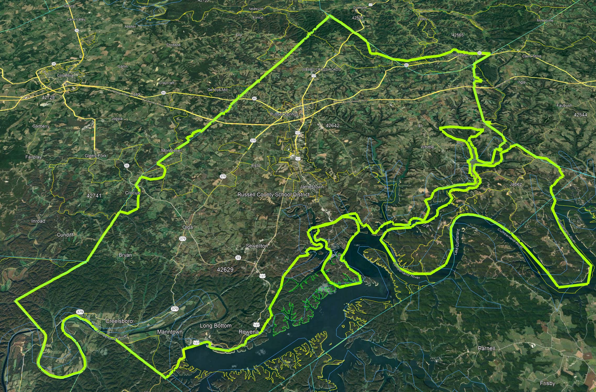 Russell County Fiber Availability