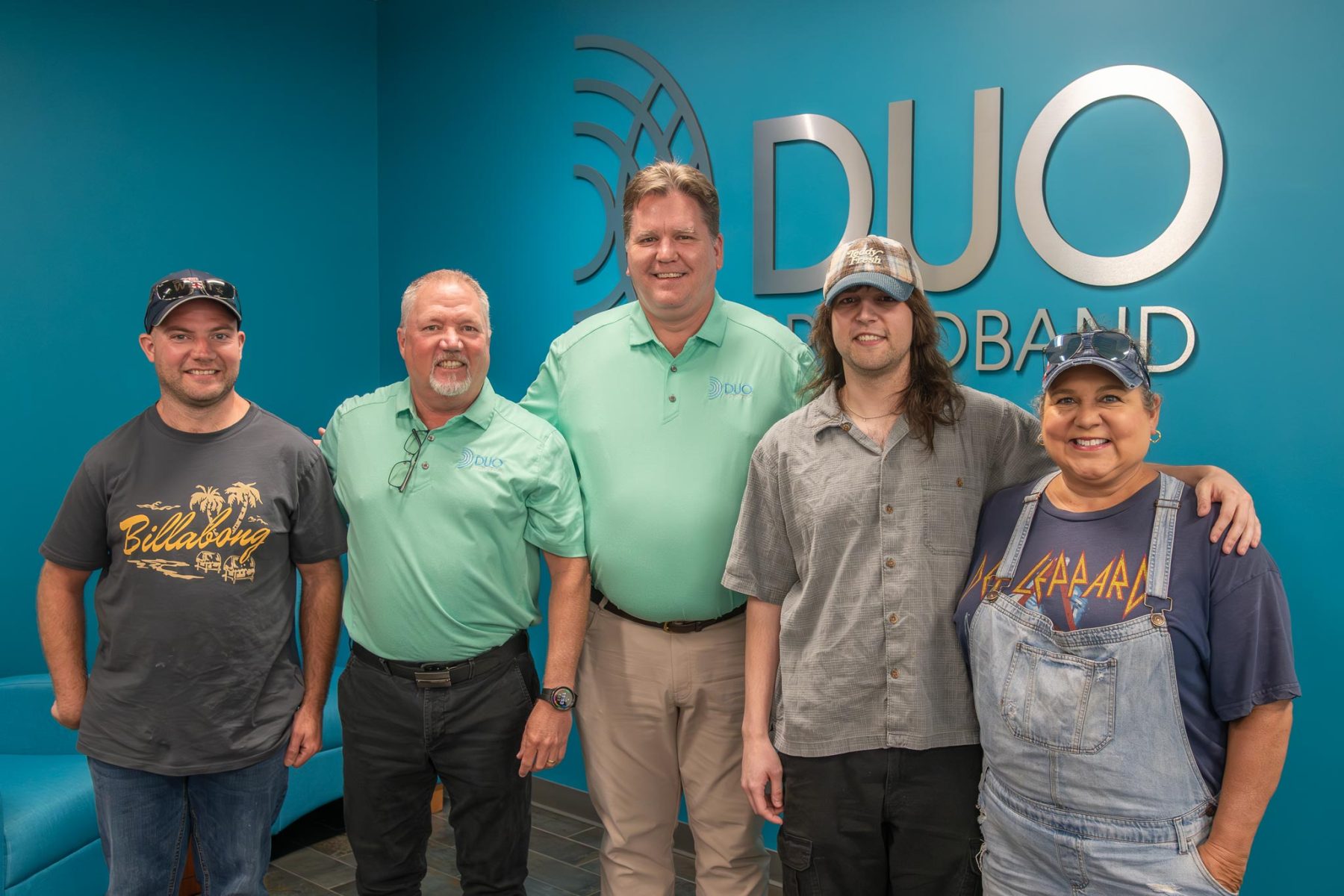 The West family with Tom Preston